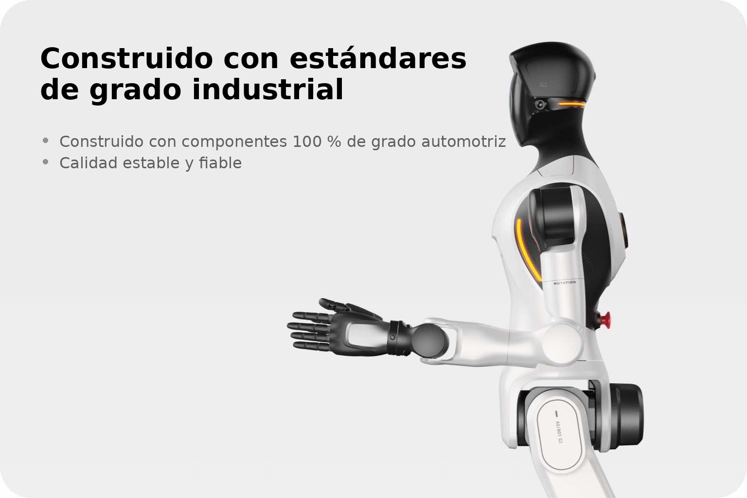 AGIBOT G2 estándares industriales